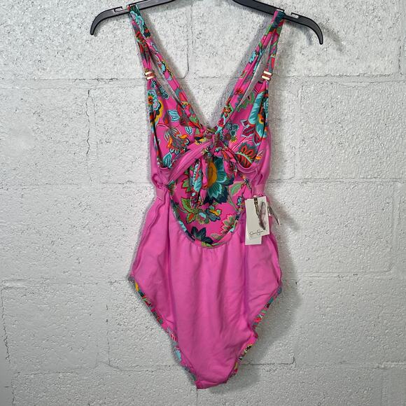 Jessica Simpson Women's Rosies Bushes One-Piece Swimsuit Medium - Picture 13 of 13